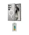 ieg™ Galaxy S24 Ultra Kılıf Nova Asil Prime - Siyah Polymer Nano Ekran Koruyucu