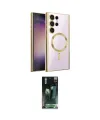 ieg™ Galaxy S24 Ultra Kılıf Nova Işık Özel Seri - Şeffaf 360 Full Body Arka Koruyucu