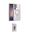 ieg™ Galaxy S24 Ultra Kılıf Nova Işık Özel Seri - Siyah Bilvis 3D Cam Ekran Koruyucu