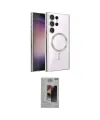 ieg™ Galaxy S24 Ultra Kılıf Nova Işık Özel Seri - Siyah Bilvis Hayalet Cam Ekran Koruyucu