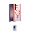 ieg™ Galaxy S24 Ultra Kılıf Nova Işık Özel Seri - Siyah Durable Full Glue Curved Cam