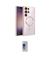 ieg™ Galaxy S24 Ultra Kılıf Nova Işık Özel Seri - Siyah Durable Full Glue Curved Cam