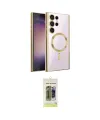 ieg™ Galaxy S24 Ultra Kılıf Nova Işık Özel Seri - Siyah Joko Magic 5D Hayalet Cam