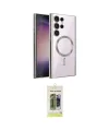 ieg™ Galaxy S24 Ultra Kılıf Nova Işık Özel Seri - Siyah Joko Magic 5D Hayalet Cam