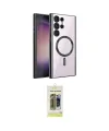 ieg™ Galaxy S24 Ultra Kılıf Nova Işık Özel Seri - Siyah Joko Magic 5D Hayalet Cam