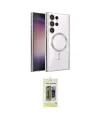 ieg™ Galaxy S24 Ultra Kılıf Nova Işık Özel Seri - Siyah Joko Magic 5D Hayalet Cam