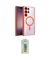 ieg™ Galaxy S24 Ultra Kılıf Nova Işık Özel Seri - Siyah Polymer Nano Ekran Koruyucu