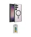 ieg™ Galaxy S24 Ultra Kılıf Nova Işık Özel Seri - Siyah Polymer Nano Ekran Koruyucu