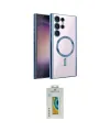 ieg™ Galaxy S24 Ultra Kılıf Nova Işık Özel Seri - Siyah Polymer Nano Ekran Koruyucu