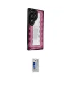 ieg™ Galaxy S24 Ultra Kılıf Odak Klasik Serisi - Siyah Durable Full Glue Curved Hayalet Cam