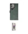 ieg™ Galaxy S24 Ultra Kılıf Siluet Işık Serisi - Siyah Bilvis 3D Cam Ekran Koruyucu