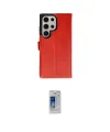 ieg™ Galaxy S24 Ultra Kılıf Siluet Işık Serisi - Siyah Durable Full Glue Curved Cam
