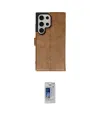 ieg™ Galaxy S24 Ultra Kılıf Siluet Işık Serisi - Siyah Durable Full Glue Curved Cam