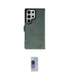 ieg™ Galaxy S24 Ultra Kılıf Siluet Işık Serisi - Siyah Durable Full Glue Curved Cam