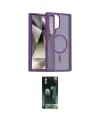 ieg™ Galaxy S24 Ultra Kılıf Siluet Minimal Prime - Şeffaf 360 Full Body Arka Koruyucu