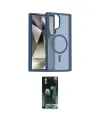 ieg™ Galaxy S24 Ultra Kılıf Siluet Minimal Prime - Şeffaf 360 Full Body Arka Koruyucu