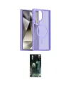 ieg™ Galaxy S24 Ultra Kılıf Siluet Minimal Prime - Şeffaf 360 Full Body Arka Koruyucu