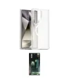 ieg™ Galaxy S24 Ultra Kılıf Siluet Minimal Prime - Şeffaf 360 Full Body Arka Koruyucu