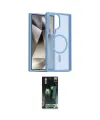 ieg™ Galaxy S24 Ultra Kılıf Siluet Minimal Prime - Siyah 360 Mat Full Body Arka Koruyucu