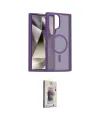 ieg™ Galaxy S24 Ultra Kılıf Siluet Minimal Prime - Siyah Bilvis 3D Cam Ekran Koruyucu