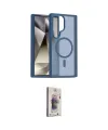ieg™ Galaxy S24 Ultra Kılıf Siluet Minimal Prime - Siyah Bilvis 3D Cam Ekran Koruyucu