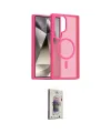 ieg™ Galaxy S24 Ultra Kılıf Siluet Minimal Prime - Siyah Bilvis 3D Cam Ekran Koruyucu