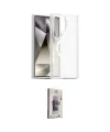 ieg™ Galaxy S24 Ultra Kılıf Siluet Minimal Prime - Siyah Bilvis 3D Cam Ekran Koruyucu