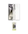 ieg™ Galaxy S24 Ultra Kılıf Siluet Minimal Prime - Siyah Joko Magic 5D Hayalet Cam