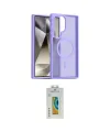 ieg™ Galaxy S24 Ultra Kılıf Siluet Minimal Prime - Siyah Polymer Nano Ekran Koruyucu