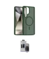 ieg™ Galaxy S24 Ultra Kılıf Siluet Minimal Prime - Siyah Vanessa Magic Hayalet Cam