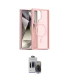 ieg™ Galaxy S24 Ultra Kılıf Siluet Minimal Prime - Siyah Vanessa Magic Hayalet Cam