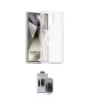 ieg™ Galaxy S24 Ultra Kılıf Siluet Minimal Prime - Siyah Vanessa Magic Hayalet Cam