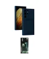 ieg™ Galaxy S24 Ultra Kılıf Vadi Çizgi Prime - Siyah 360 Mat Full Body Arka Koruyucu