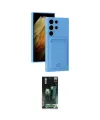 ieg™ Galaxy S24 Ultra Kılıf Vadi Çizgi Prime - Siyah 360 Mat Full Body Arka Koruyucu