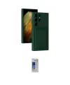 ieg™ Galaxy S24 Ultra Kılıf Vadi Çizgi Prime - Siyah Durable Full Glue Curved Hayalet Cam
