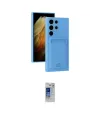 ieg™ Galaxy S24 Ultra Kılıf Vadi Çizgi Prime - Siyah Durable Full Glue Curved Hayalet Cam