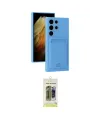 ieg™ Galaxy S24 Ultra Kılıf Vadi Çizgi Prime - Siyah Joko Magic 5D Hayalet Cam