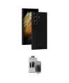 ieg™ Galaxy S24 Ultra Kılıf Vadi Çizgi Prime - Siyah Vanessa Magic Hayalet Cam