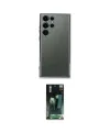 ieg™ Galaxy S24 Ultra Kılıf Vadi Minimal - Siyah 360 Mat Full Body Arka Koruyucu