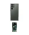 ieg™ Galaxy S24 Ultra Kılıf Vadi Minimal - Siyah 360 Mat Full Body Arka Koruyucu