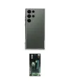 ieg™ Galaxy S24 Ultra Kılıf Vadi Minimal - Siyah 360 Mat Full Body Arka Koruyucu