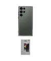 ieg™ Galaxy S24 Ultra Kılıf Vadi Minimal - Siyah Bilvis Hayalet Cam Ekran Koruyucu