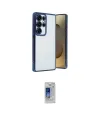 ieg™ Galaxy S24 Ultra Kılıf Vadi Minimal - Siyah Durable Full Glue Curved Cam