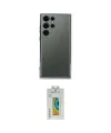 ieg™ Galaxy S24 Ultra Kılıf Vadi Minimal - Siyah Polymer Nano Ekran Koruyucu