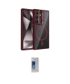 ieg™ Galaxy S24 Ultra Kılıf Yadigar Asil Koleksiyonu - Siyah Durable Full Glue Curved Cam