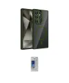 ieg™ Galaxy S24 Ultra Kılıf Yadigar Asil Koleksiyonu - Siyah Durable Full Glue Curved Cam