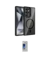 ieg™ Galaxy S24 Ultra Kılıf Yadigar Asil Koleksiyonu - Siyah Durable Full Glue Curved Cam