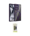 ieg™ Galaxy S24 Ultra Kılıf Yadigar Asil Koleksiyonu - Siyah Joko Magic 5D Hayalet Cam