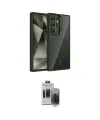 ieg™ Galaxy S24 Ultra Kılıf Yadigar Asil Koleksiyonu - Siyah Vanessa Magic Hayalet Cam