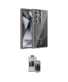 ieg™ Galaxy S24 Ultra Kılıf Yadigar Asil Koleksiyonu - Siyah Vanessa Magic Hayalet Cam